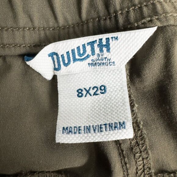 Duluth Trading Co Dry On The Fly Slim Leg Pants Womens 8x29 Major Green 46703 - Picture 4 of 16